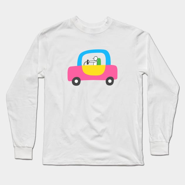 Car nr.1 Long Sleeve T-Shirt by AdrianaStore